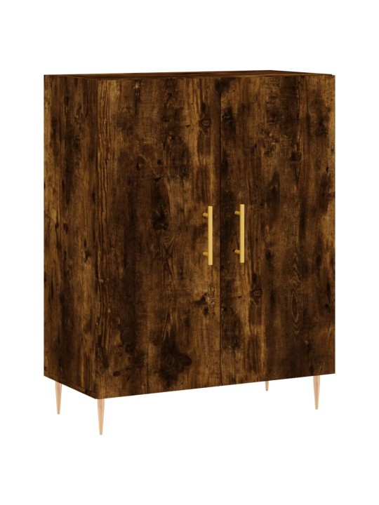 Skříň highboard kouřový dub 69,5 x 34 x 180 cm kompozitní dřevo