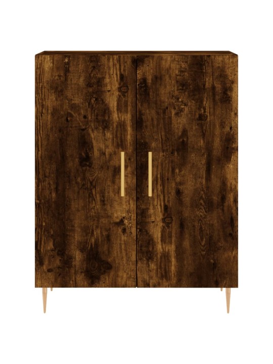 Skříň highboard kouřový dub 69,5 x 34 x 180 cm kompozitní dřevo