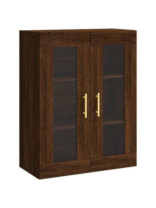 Skříň highboard hnědý dub 69,5 x 34 x 180 cm kompozitní dřevo