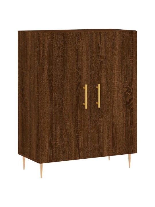 Skříň highboard hnědý dub 69,5 x 34 x 180 cm kompozitní dřevo