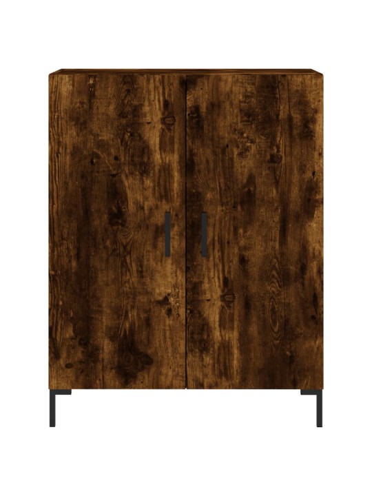 Skříň highboard kouřový dub 69,5 x 34 x 180 cm kompozitní dřevo