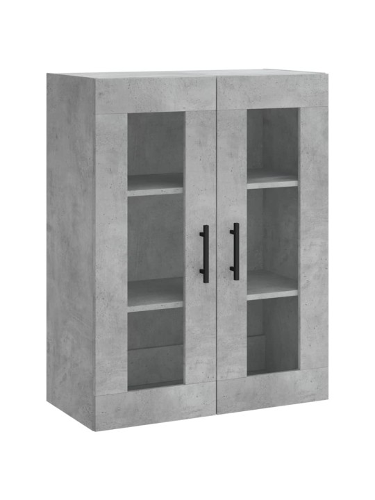 Skříň highboard betonově šedá 69,5x34x180 cm kompozitní dřevo