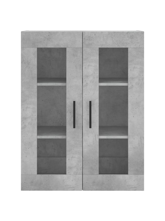 Skříň highboard betonově šedá 69,5x34x180 cm kompozitní dřevo