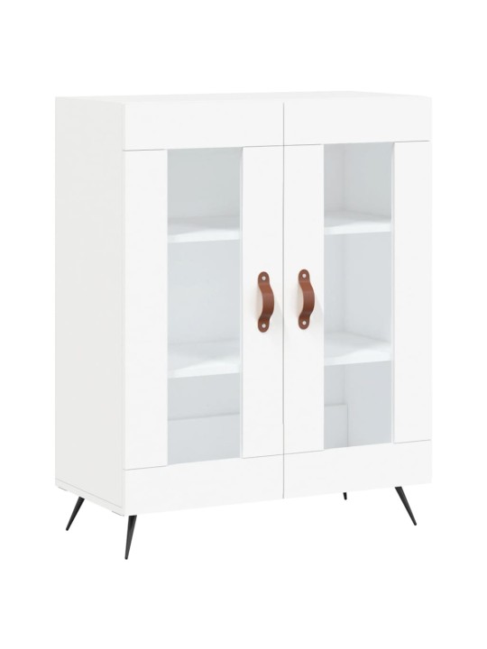 Skříň highboard bílá 69,5 x 34 x 180 cm kompozitní dřevo