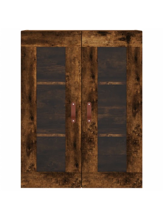 Skříň highboard kouřový dub 69,5 x 34 x 180 cm kompozitní dřevo