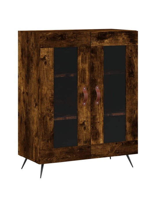 Skříň highboard kouřový dub 69,5 x 34 x 180 cm kompozitní dřevo