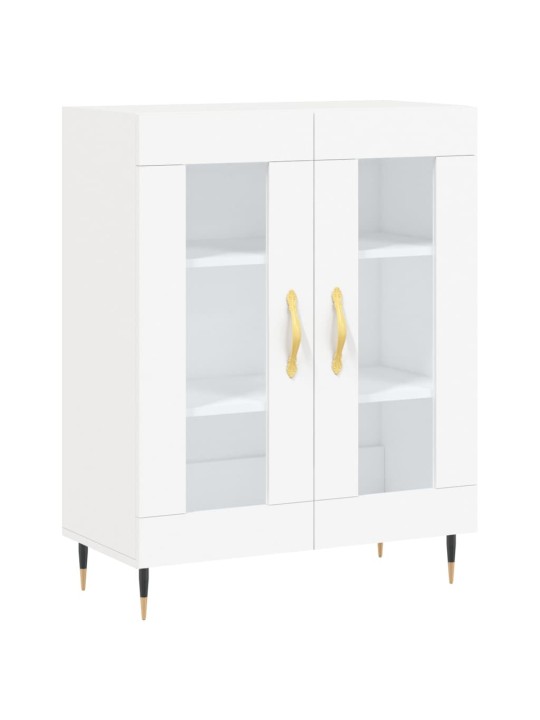 Skříň highboard bílá 69,5 x 34 x 180 cm kompozitní dřevo