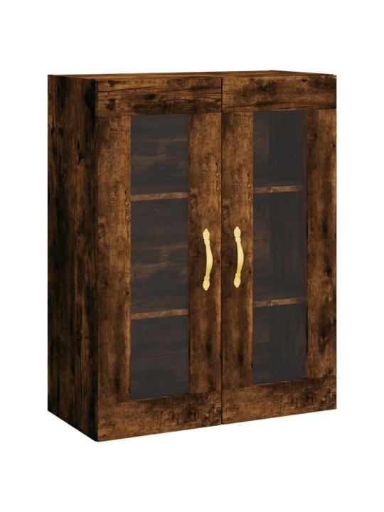 Skříň highboard kouřový dub 69,5 x 34 x 180 cm kompozitní dřevo