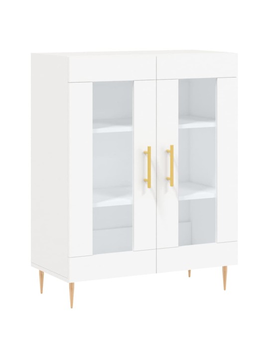 Skříň highboard bílá 69,5 x 34 x 180 cm kompozitní dřevo