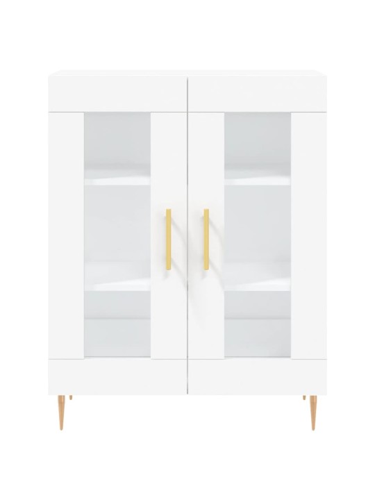 Skříň highboard bílá 69,5 x 34 x 180 cm kompozitní dřevo