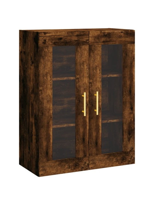 Skříň highboard kouřový dub 69,5 x 34 x 180 cm kompozitní dřevo