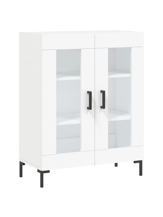 Skříň highboard bílá 69,5 x 34 x 180 cm kompozitní dřevo