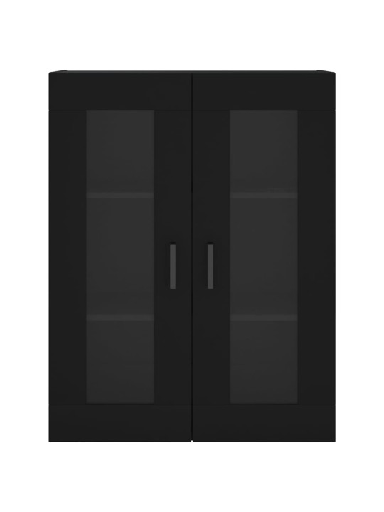 Skříň highboard černá 69,5 x 34 x 180 cm kompozitní dřevo