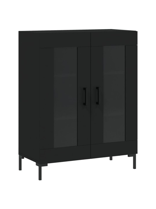 Skříň highboard černá 69,5 x 34 x 180 cm kompozitní dřevo
