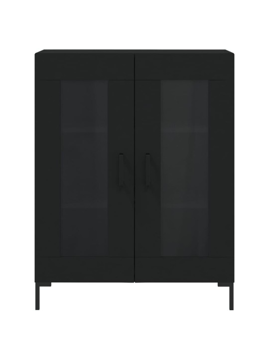 Skříň highboard černá 69,5 x 34 x 180 cm kompozitní dřevo