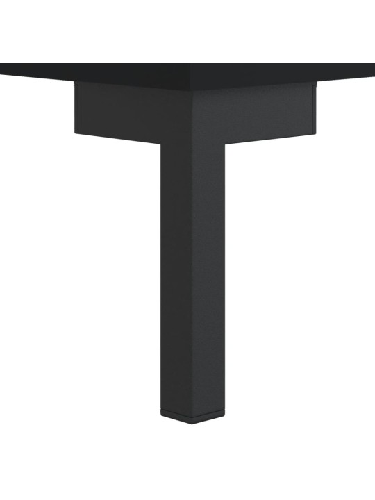 Skříň highboard černá 69,5 x 34 x 180 cm kompozitní dřevo
