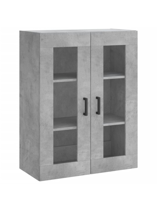 Skříň highboard betonově šedá 69,5x34x180 cm kompozitní dřevo