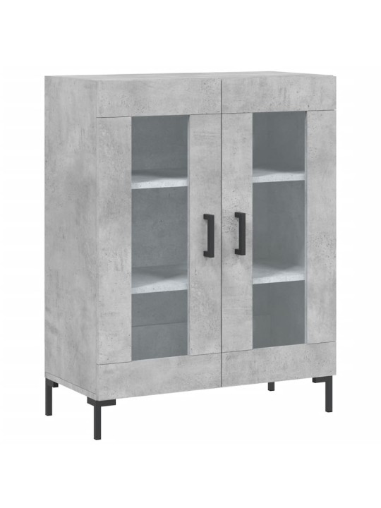 Skříň highboard betonově šedá 69,5x34x180 cm kompozitní dřevo
