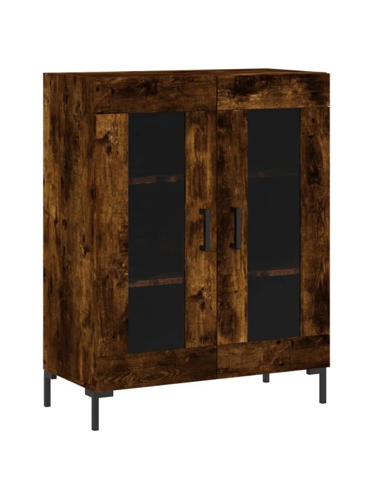 Skříň highboard kouřový dub 69,5 x 34 x 180 cm kompozitní dřevo