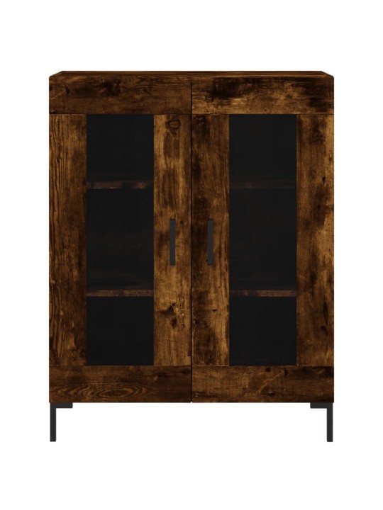 Skříň highboard kouřový dub 69,5 x 34 x 180 cm kompozitní dřevo