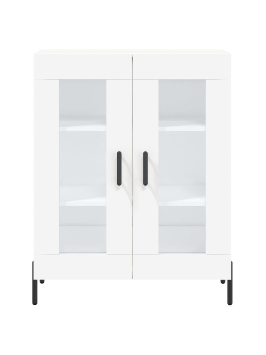Skříň highboard bílá 69,5 x 34 x 180 cm kompozitní dřevo