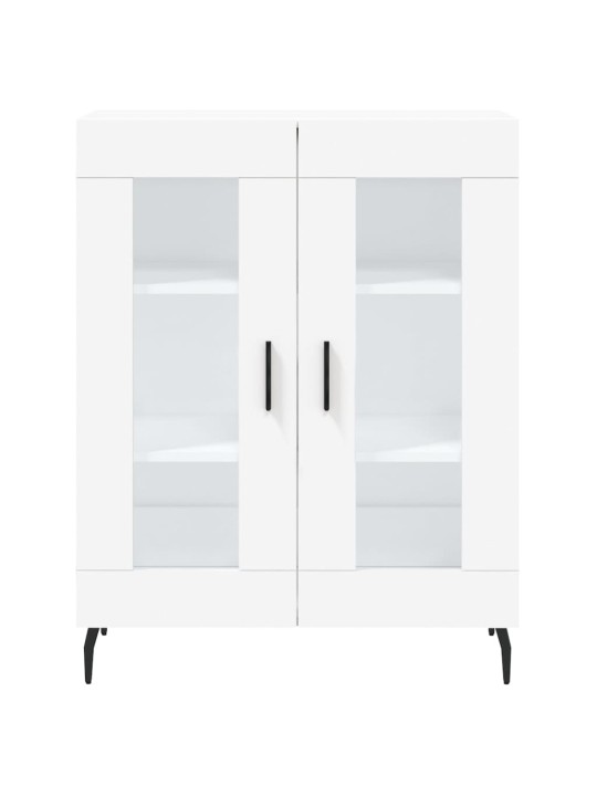 Skříň highboard bílá 69,5 x 34 x 180 cm kompozitní dřevo