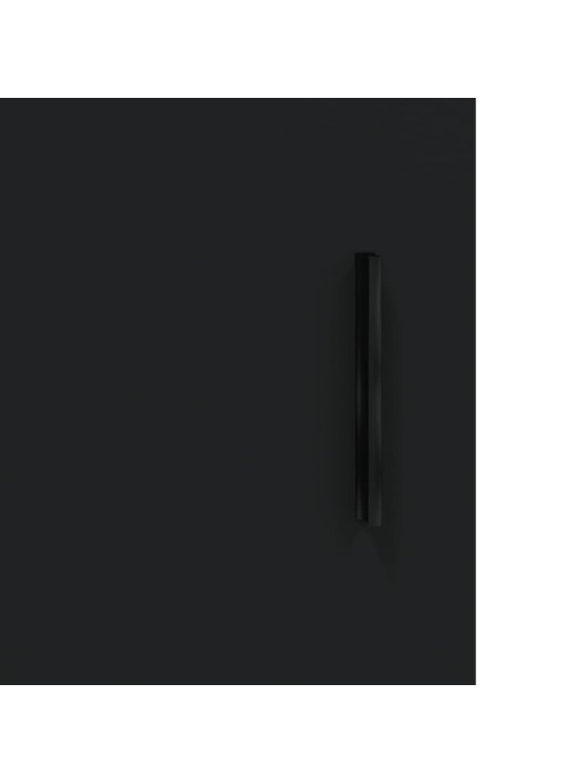 Skříň highboard černá 69,5 x 34 x 180 cm kompozitní dřevo