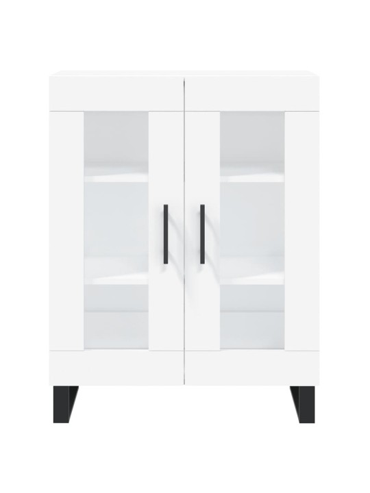 Skříň highboard bílá 69,5 x 34 x 180 cm kompozitní dřevo