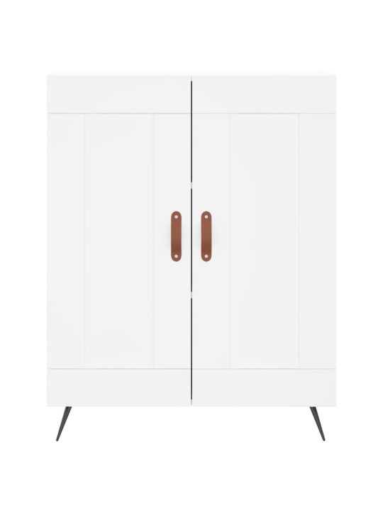 Skříň highboard bílá 69,5 x 34 x 180 cm kompozitní dřevo