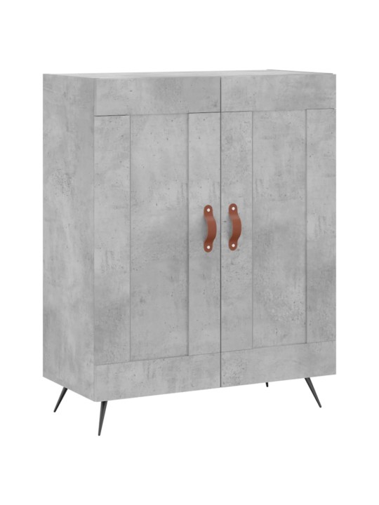Skříň highboard betonově šedá 69,5x34x180 cm kompozitní dřevo