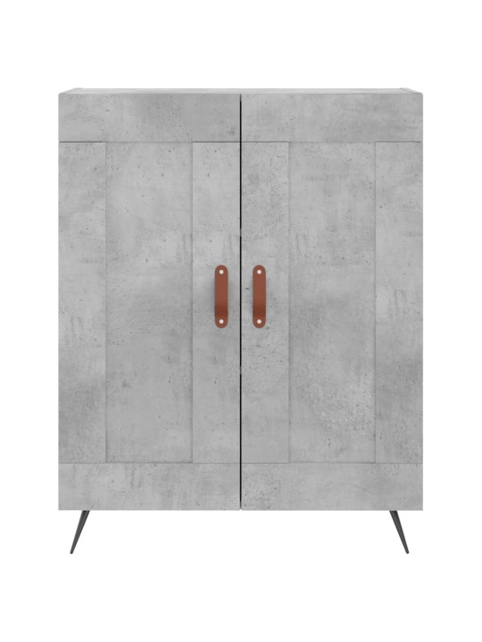 Skříň highboard betonově šedá 69,5x34x180 cm kompozitní dřevo