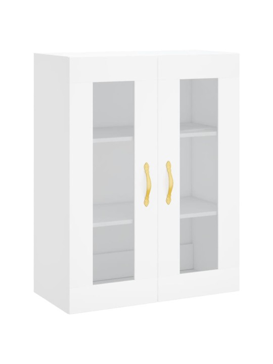 Skříň highboard bílá 69,5 x 34 x 180 cm kompozitní dřevo