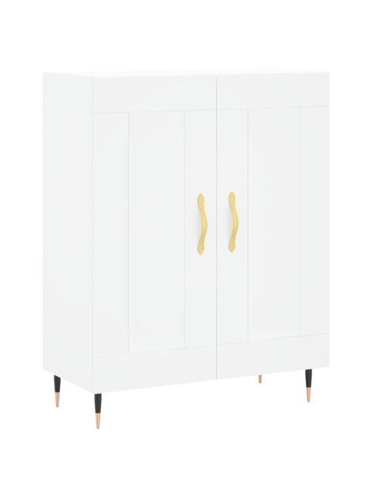 Skříň highboard bílá 69,5 x 34 x 180 cm kompozitní dřevo