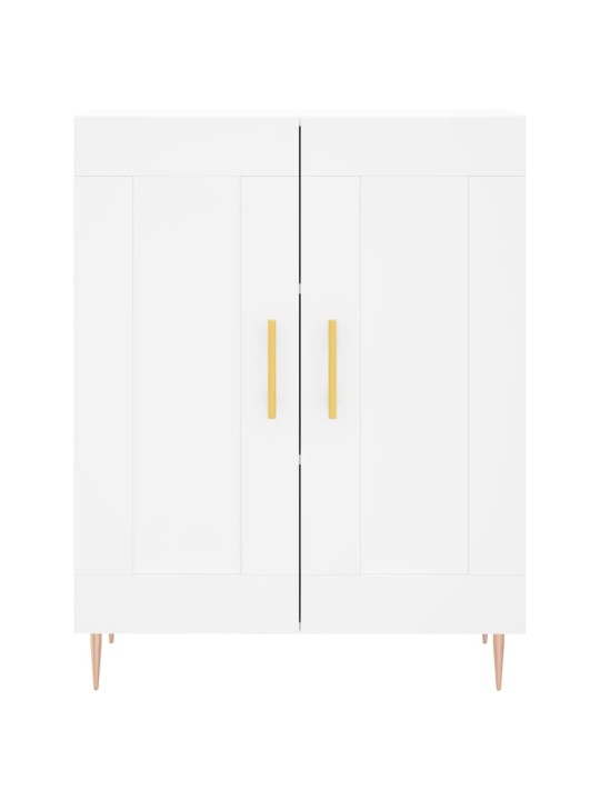 Skříň highboard bílá 69,5 x 34 x 180 cm kompozitní dřevo