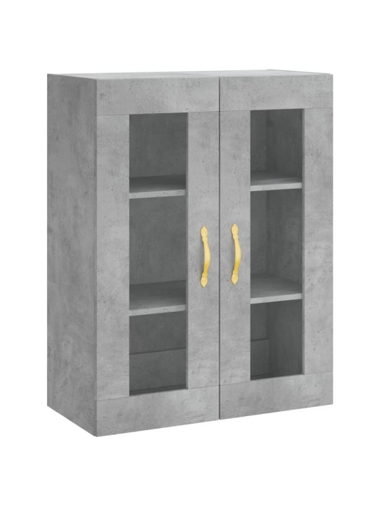 Skříň highboard betonově šedá 69,5x34x180 cm kompozitní dřevo
