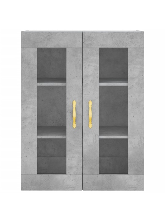 Skříň highboard betonově šedá 69,5x34x180 cm kompozitní dřevo