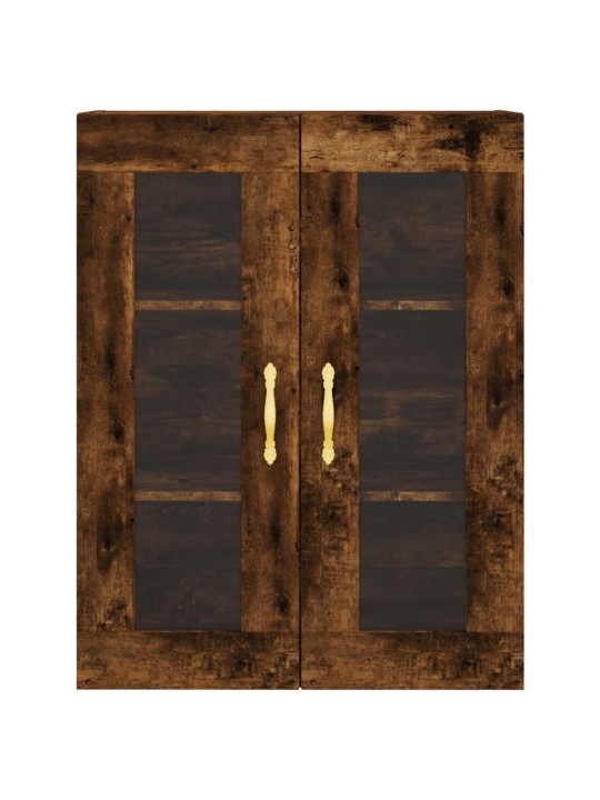 Skříň highboard kouřový dub 69,5 x 34 x 180 cm kompozitní dřevo