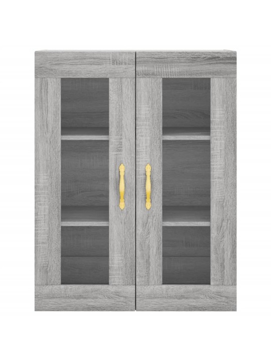 Skříň highboard šedá sonoma 69,5 x 34 x 180 cm kompozitní dřevo
