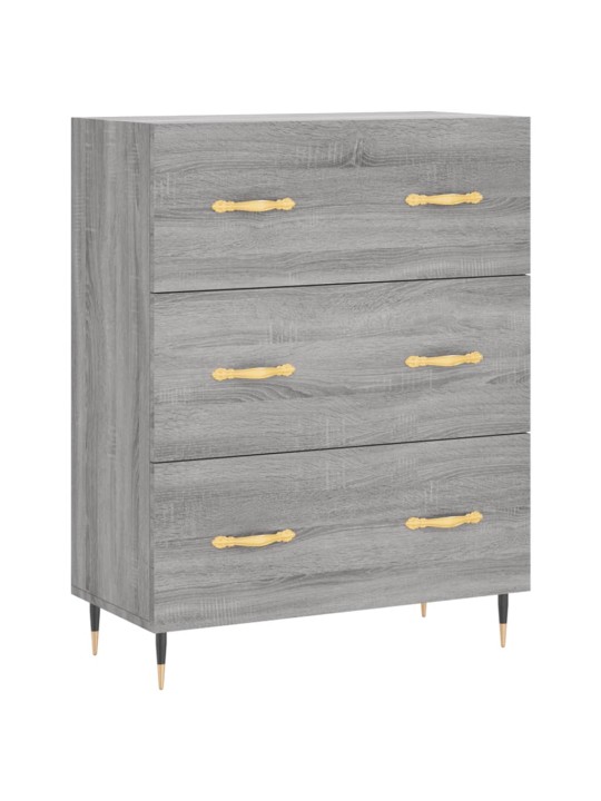 Skříň highboard šedá sonoma 69,5 x 34 x 180 cm kompozitní dřevo