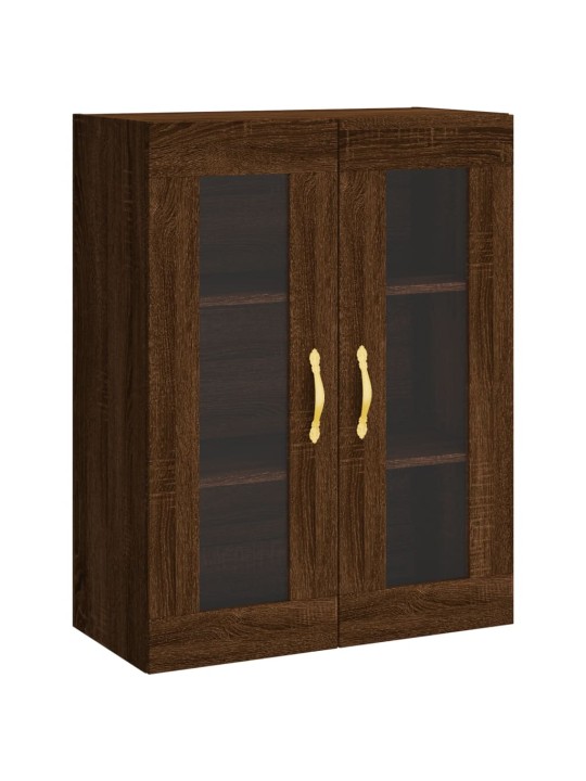 Skříň highboard hnědý dub 69,5 x 34 x 180 cm kompozitní dřevo