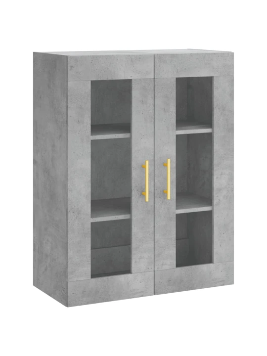 Skříň highboard betonově šedá 69,5x34x180 cm kompozitní dřevo
