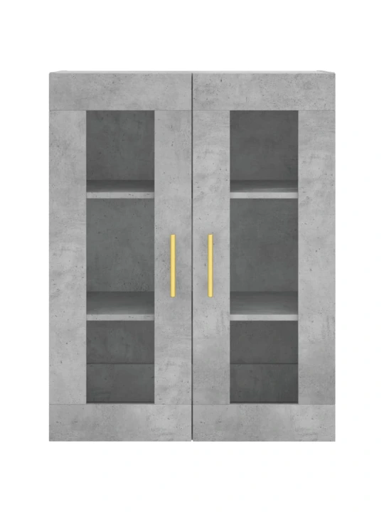 Skříň highboard betonově šedá 69,5x34x180 cm kompozitní dřevo