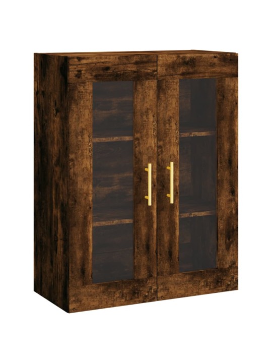 Skříň highboard kouřový dub 69,5 x 34 x 180 cm kompozitní dřevo