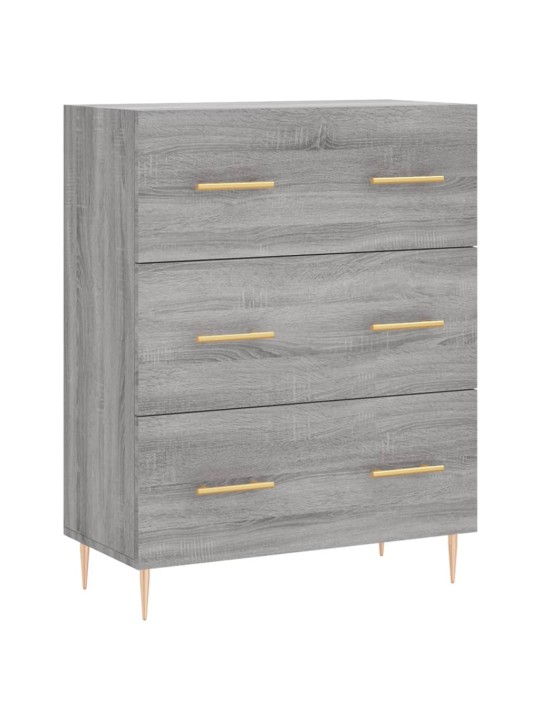 Skříň highboard šedá sonoma 69,5 x 34 x 180 cm kompozitní dřevo