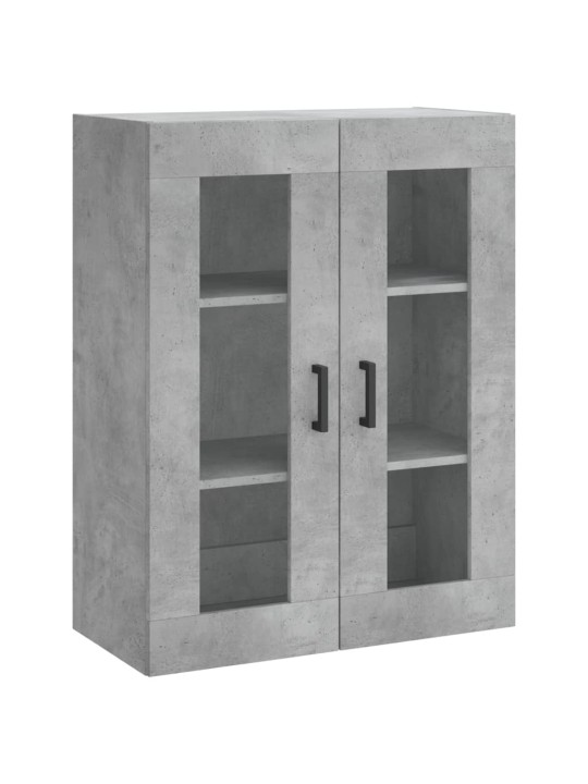 Skříň highboard betonově šedá 69,5x34x180 cm kompozitní dřevo