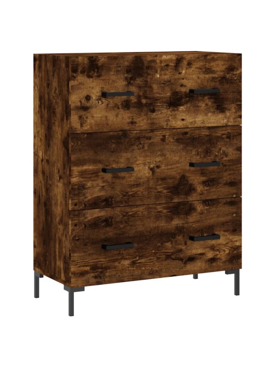 Skříň highboard kouřový dub 69,5 x 34 x 180 cm kompozitní dřevo