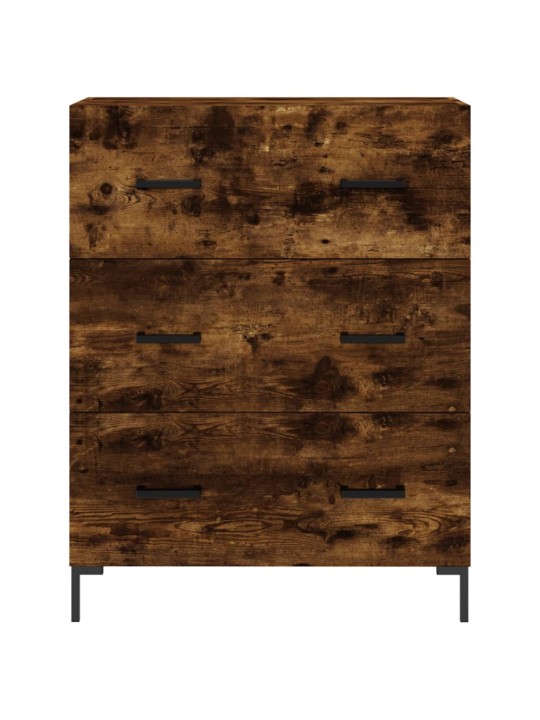 Skříň highboard kouřový dub 69,5 x 34 x 180 cm kompozitní dřevo