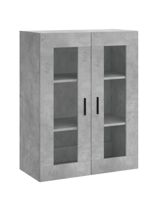 Skříň highboard betonově šedá 69,5x34x180 cm kompozitní dřevo