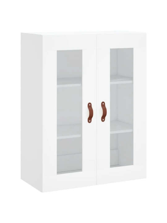 Skříň highboard bílá 69,5 x 34 x 180 cm kompozitní dřevo