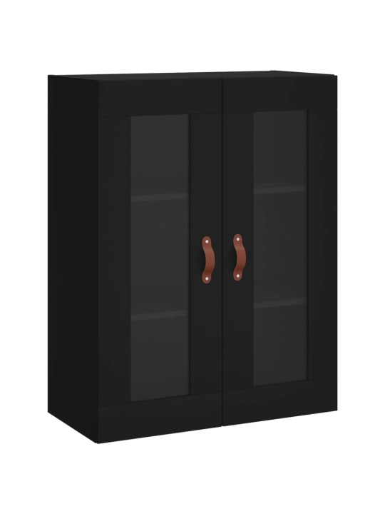 Skříň highboard černá 69,5 x 34 x 180 cm kompozitní dřevo